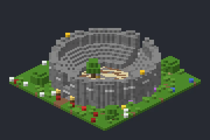 Anfiteatro do Planalto no Minecraft