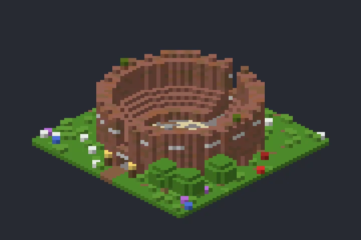 Arena da Ponte no Minecraft