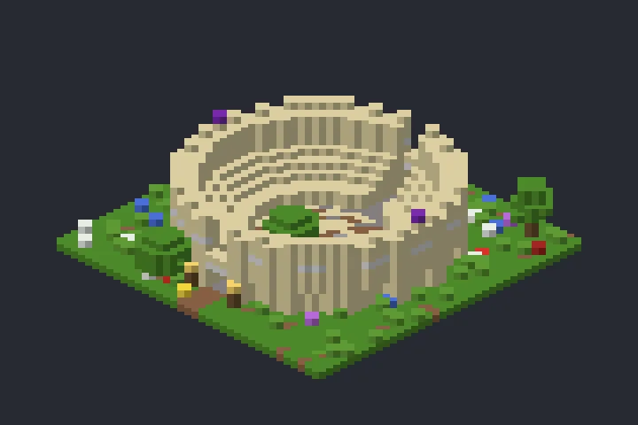 Arena da Primavera no Minecraft