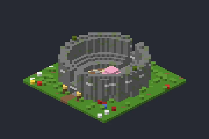 Arena de Combate da Serra no Minecraft