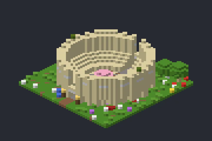 Arena de Combate do Pinheiro no Minecraft