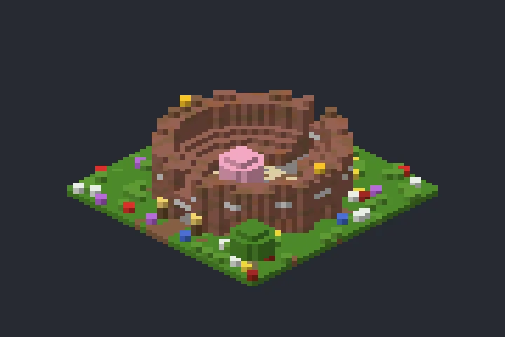 Arena de Combate do Planalto no Minecraft
