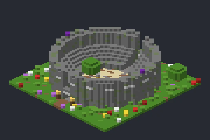 Arena do Bambuzal no Minecraft
