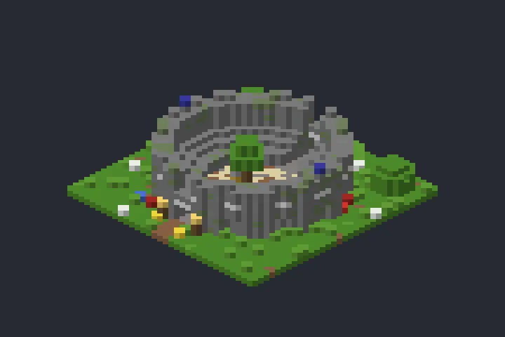 Arena do Planalto no Minecraft