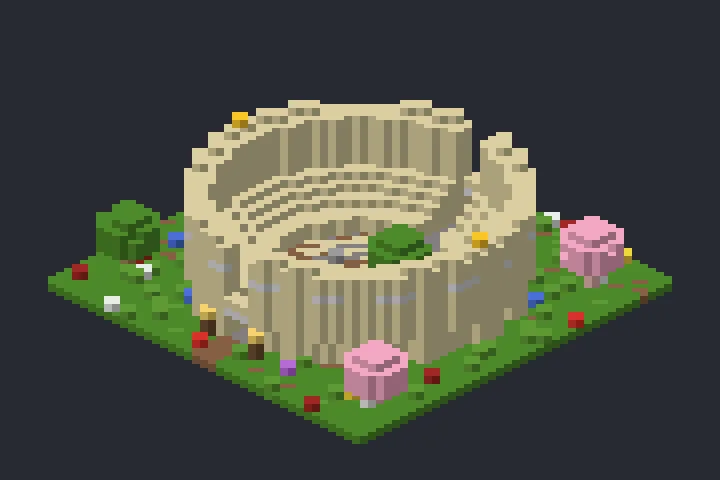 Arena do Pôr do Sol no Minecraft
