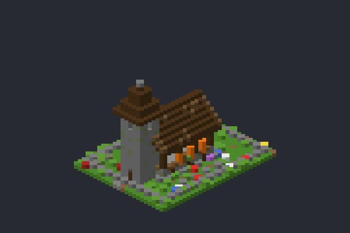 Capela da Baía no Minecraft