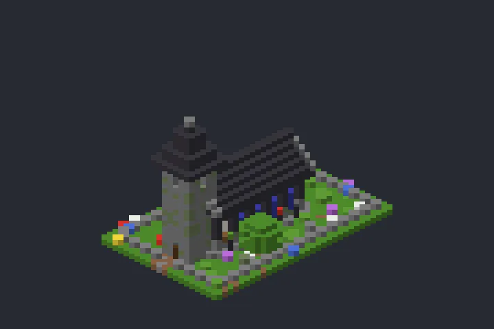 Capela da Clareira no Minecraft
