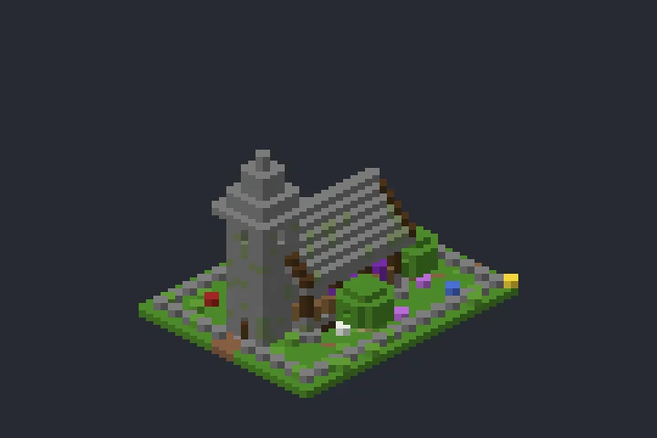 Capela da Enseada no Minecraft