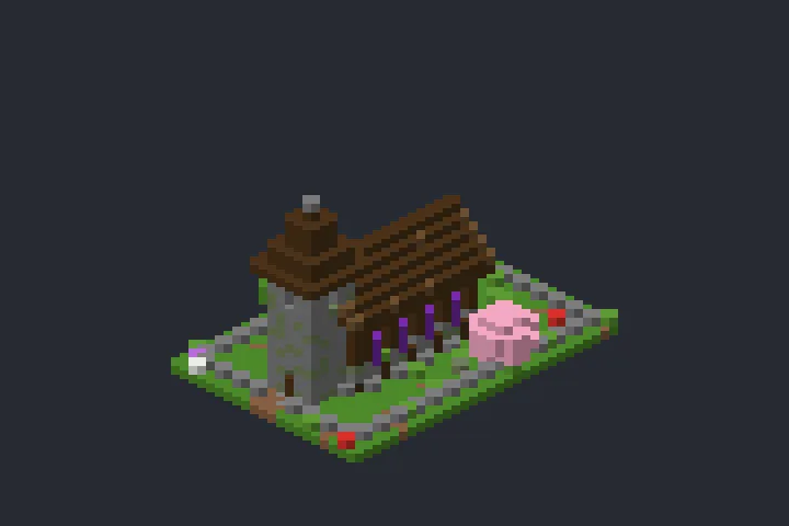 Capela de Pedra das Estrelas no Minecraft