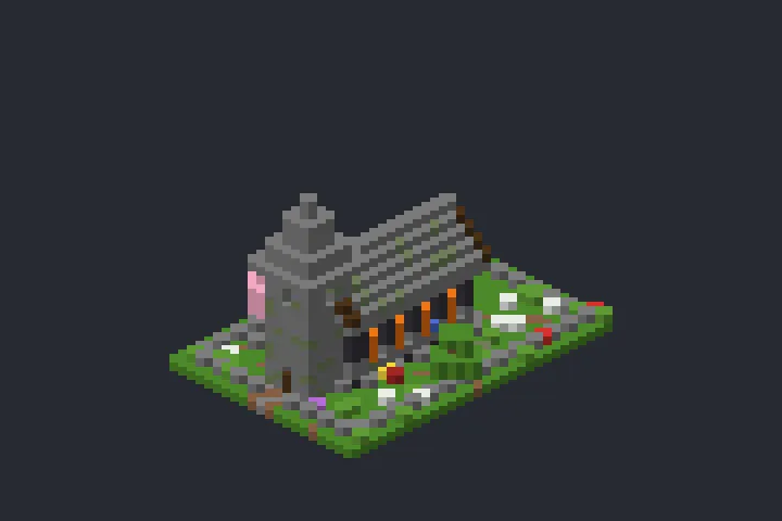 Capela de Pedra do Riacho no Minecraft