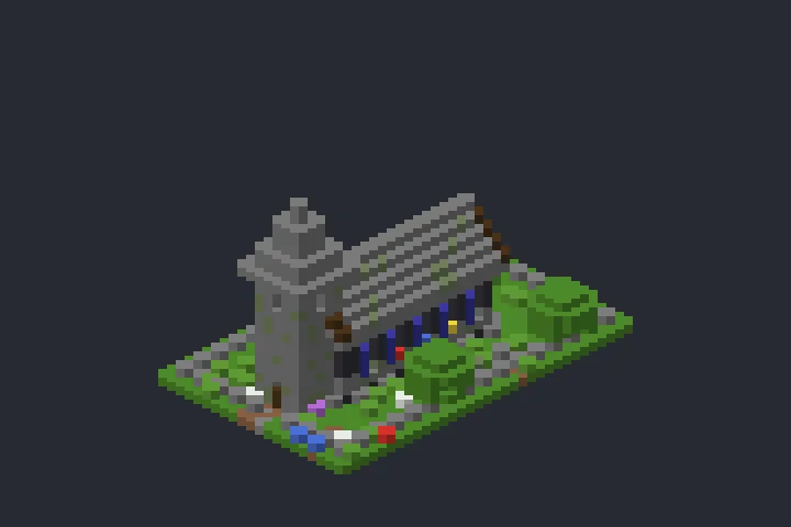 Capela de Pedra do Sol no Minecraft