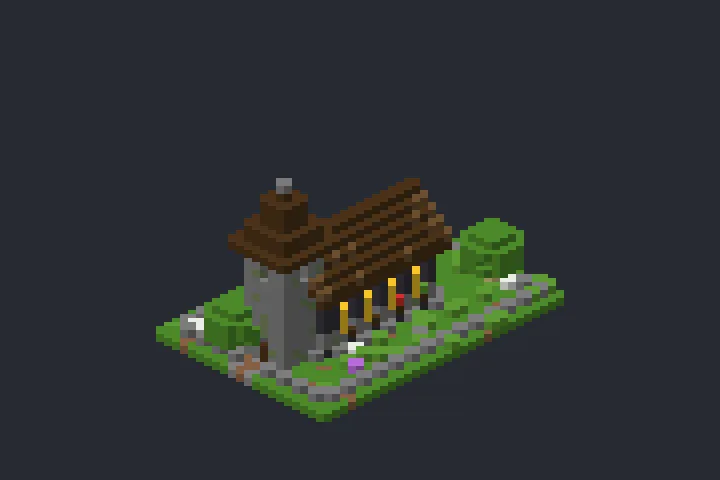 Capela de Pedra do Verão no Minecraft
