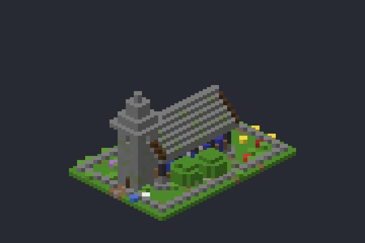 Capela do Inverno no Minecraft