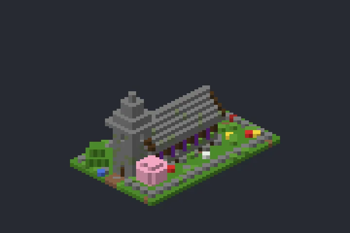 Capela do Riacho no Minecraft