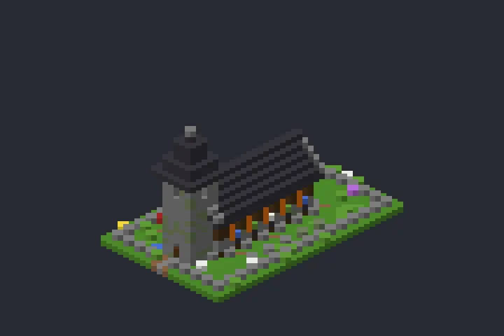 Capela do Salgueiro no Minecraft