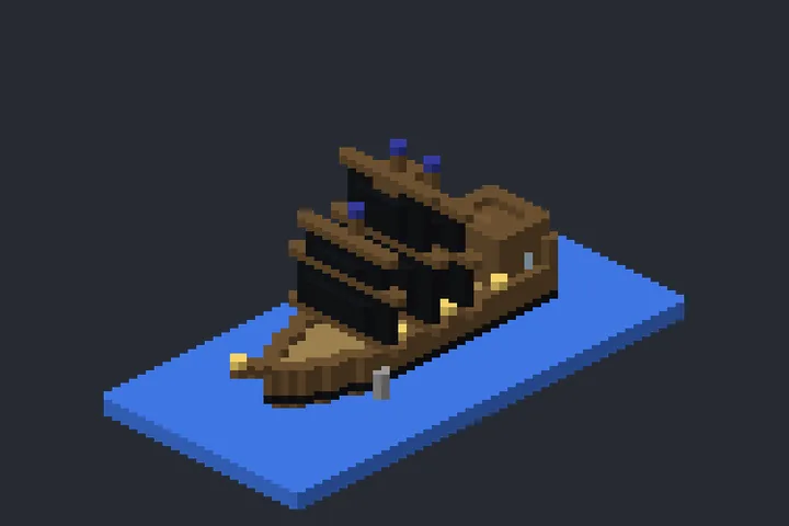 Caravela da Aurora no Minecraft