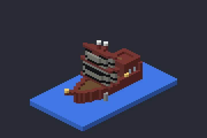Caravela da Colina no Minecraft