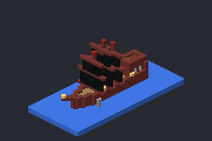 Caravela do Arvoredo no Minecraft