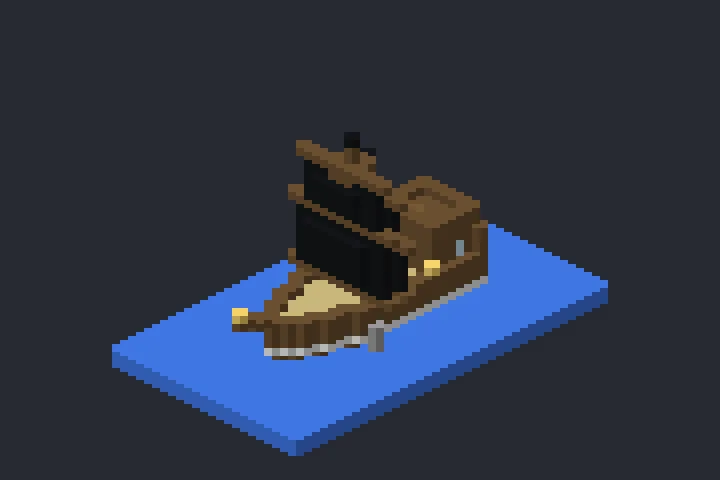 Caravela do Campo no Minecraft