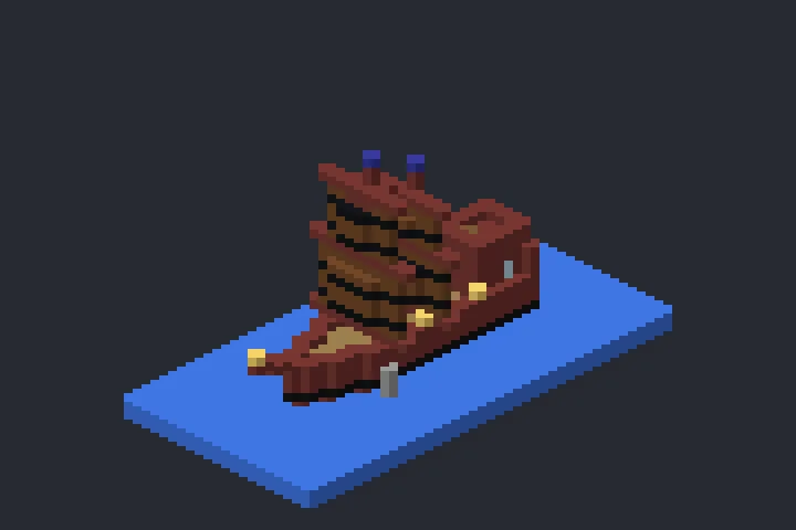 Caravela do Recanto no Minecraft