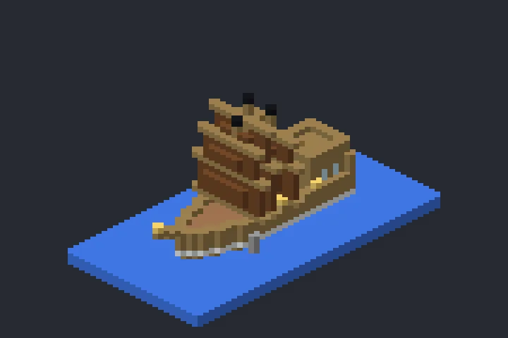 Caravela do Sol no Minecraft