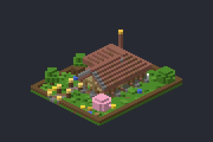 Casa Aconchegante da Cascata no Minecraft