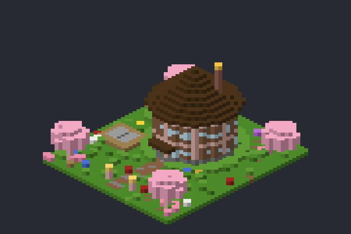 Casa Cúpula da Floresta no Minecraft