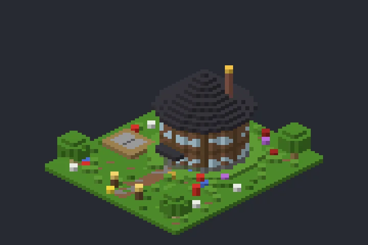 Casa Cúpula da Primavera no Minecraft