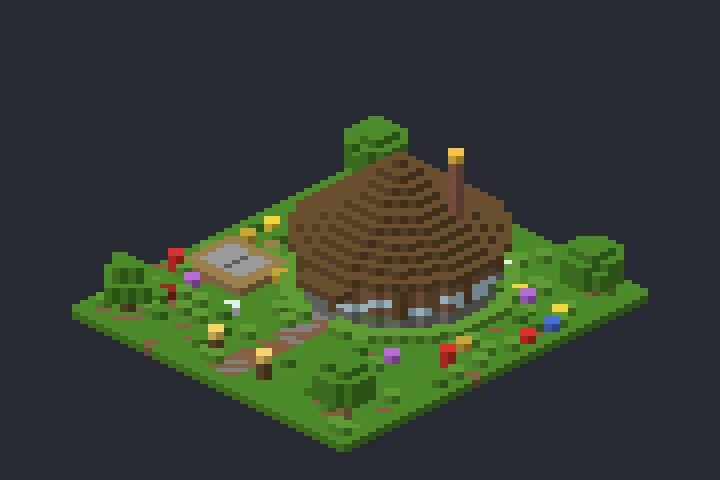 Casa Cúpula da Serra no Minecraft