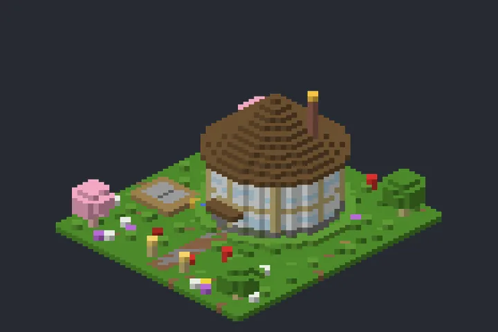 Casa Cúpula do Vale no Minecraft