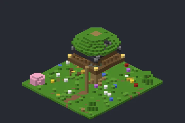 Casa da Copa do Campo no Minecraft