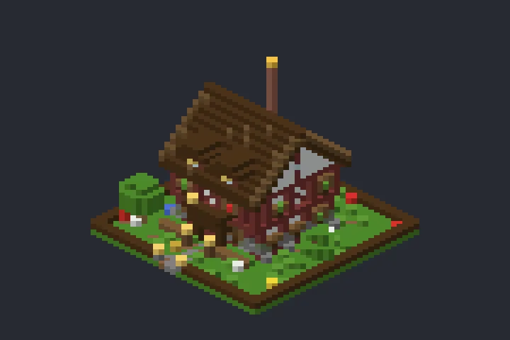Casa das Fadas da Fonte no Minecraft