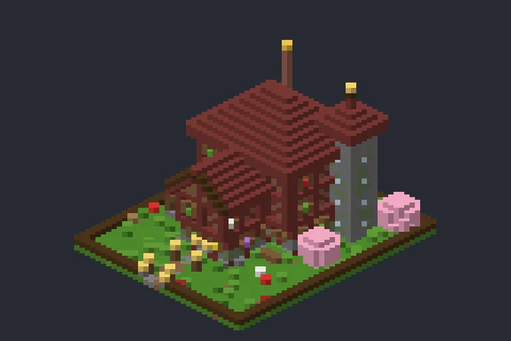 Casa das Fadas da Ponte no Minecraft