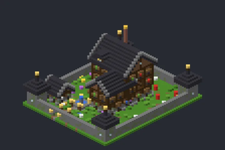 Casa das Fadas do Arvoredo no Minecraft