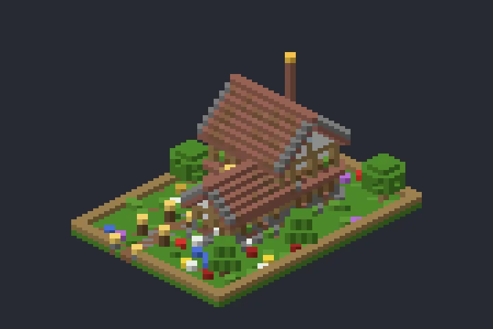 Casa de Campo da Ponte no Minecraft