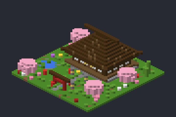 Casa de Chá do Planalto no Minecraft