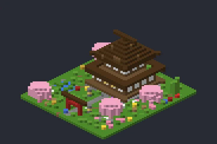 Casa de Chá do Recanto no Minecraft