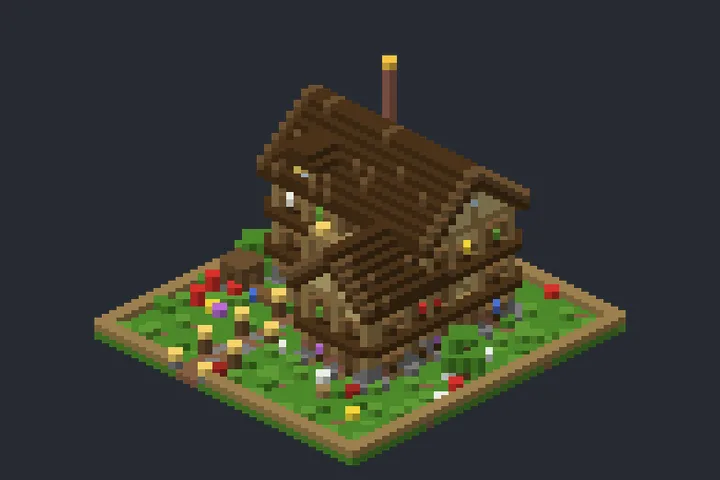 Casa de Fazenda da Brisa no Minecraft