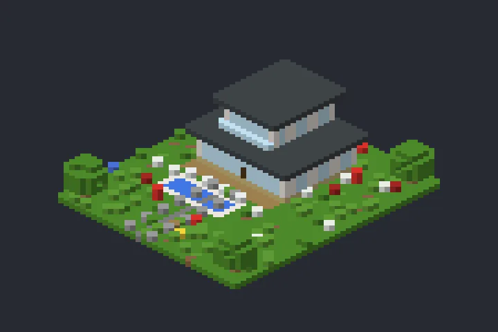 Casa de Vidro da Aurora no Minecraft