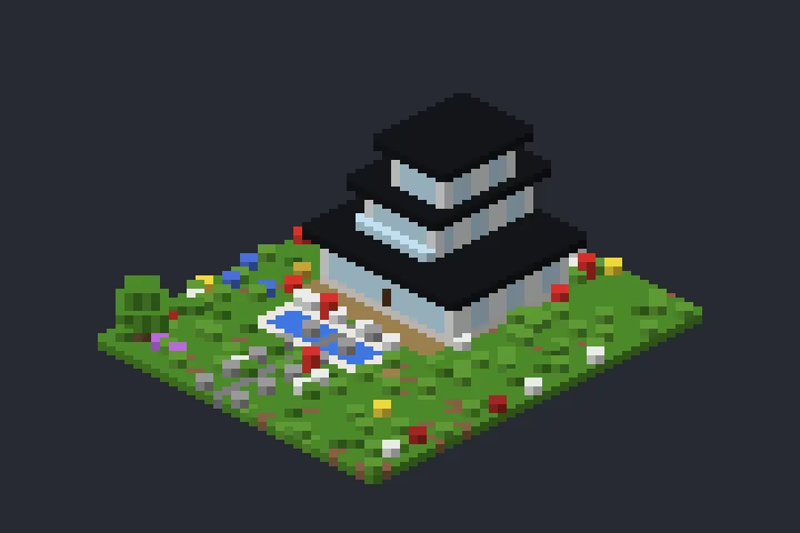 Casa de Vidro da Encosta no Minecraft