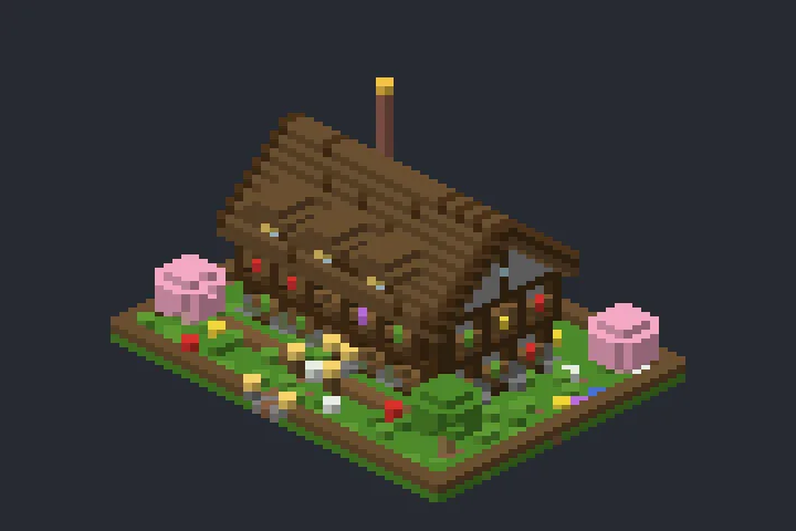Casa do Burgo da Brisa no Minecraft
