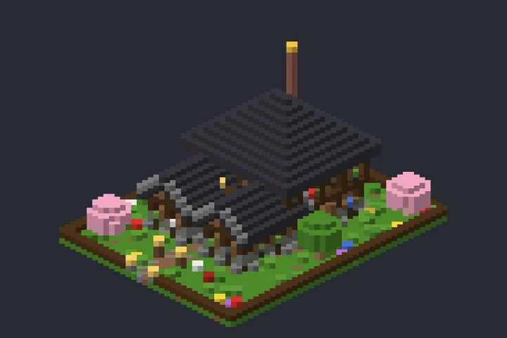 Casa Encantada do Arvoredo no Minecraft