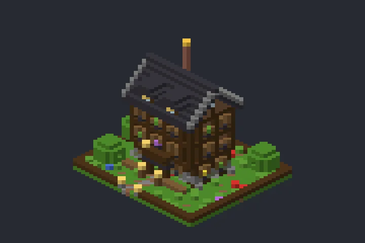 Casa Encantada do Bambuzal no Minecraft