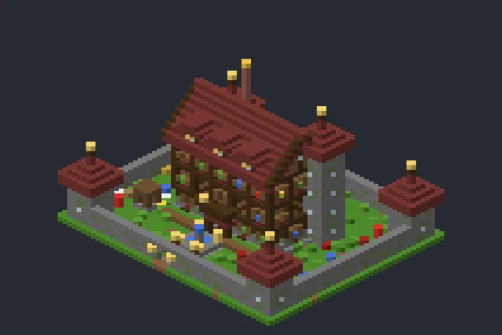 Casa Encantada do Penhasco no Minecraft