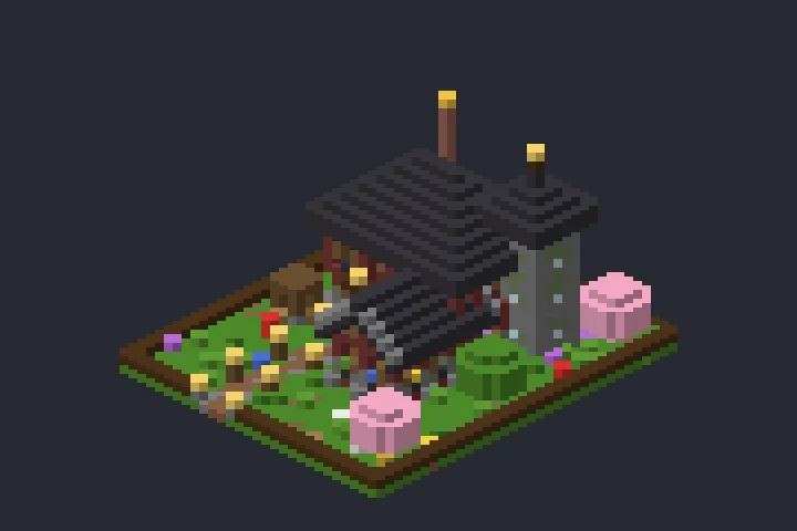 Casa Encantada do Rio no Minecraft