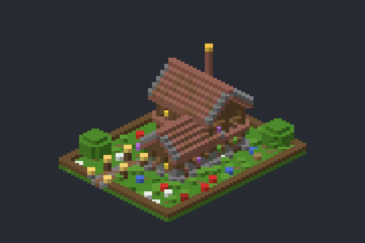 Casa Inicial da Campina no Minecraft