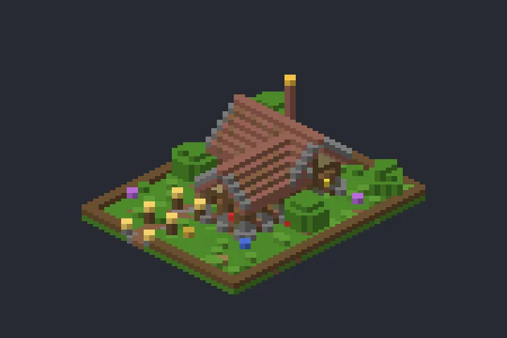 Casa Inicial do Bosque no Minecraft