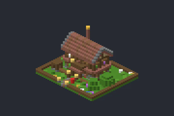 Casa Inicial do Rio no Minecraft