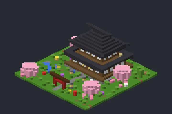 Casa Japonesa do Crepúsculo no Minecraft
