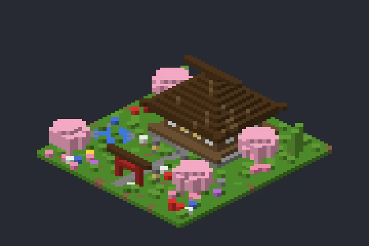 Casa Japonesa do Sol no Minecraft